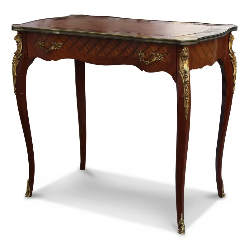 Table d appoint en bois de rose de style XV - Moinat - Tables à jeux, Tables d échangeur Table d appoint en bois de rose de style XV - Moinat - Tables à jeux, Tables d échangeur