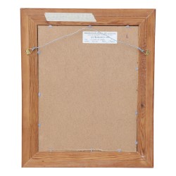 Ein Werk \"Schneestudie unter Holz\" signiert Parisod