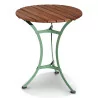 A round garden table with green metal legs - Moinat - Tables