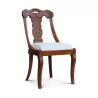 Four Second Empire chairs in walnut - Moinat - Chairs