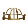 Vierflammiger Kronleuchter aus Bronze Modell \"Donatella\" - Moinat - Deckenleuchter
