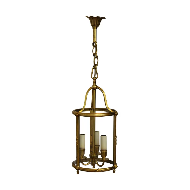 A \"Vincent Hétier\" lantern in bronze - Moinat - Chandeliers, Ceiling lamps