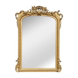 A large Napoleon III mirror