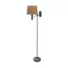 A \"Quinquet\" floor lamp with beige shade - Moinat - Standing lamps