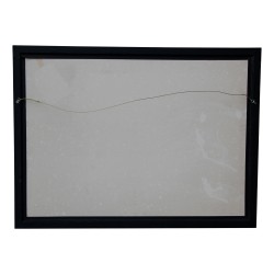 Une gravure "Scène de chasse" sous verre