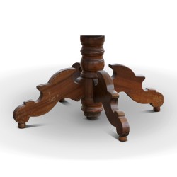 Ein Louis-Philippe-Tisch aus Nussbaumholz
