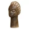 Une sculpture "Tête de femme" en marbre - Moinat - Accessoires de décoration