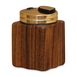 A rectangular RO-EL lighter in precious wood. Italy