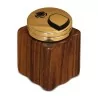 A rectangular RO-EL lighter in precious wood. Italy - Moinat - Decorating accessories