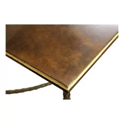 A Charles in Paris coffee table in bronze