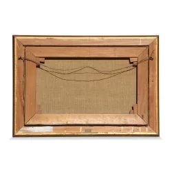 一幅布面油画，署名文森特·吉利安