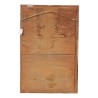 A wooden frame mirror with white and blue patina - Moinat - Mirrors