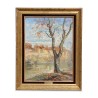 A work \"The junction\" signed Louis Baudit - Moinat - Painting - Landscape