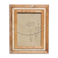 A work \"The junction\" signed Louis Baudit