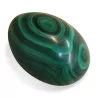 A polished Malachite stone egg - Moinat - Decorating accessories