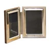 A double photo frame (6 x 9 cm) PERL in 925 silver - Moinat - Decorating accessories