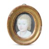 Une miniature gouache sur papier - Moinat - Miniatures - Médaillons