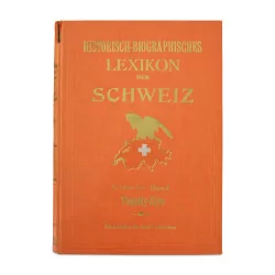 Une série de livre "Lexikon Der Schweiz"