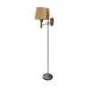 A \"Quinquet\" floor lamp with lampshade - Moinat - Standing lamps