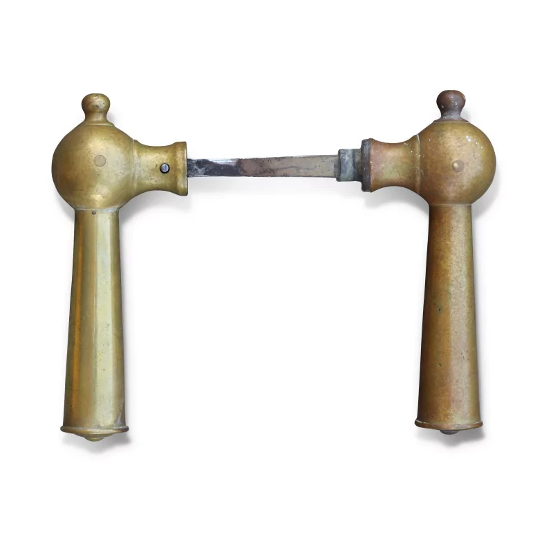A pair of brass door handles - Moinat - Decorating accessories