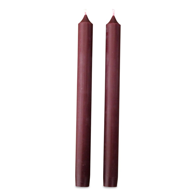 Une paire de bougies "Bordeaux" - Moinat - Accessoires de décoration Une paire de bougies "Bordeaux" - Moinat - Accessoires de décoration