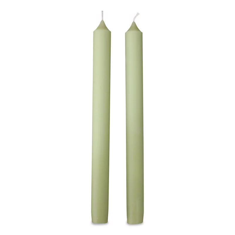 Пара свечей \"Зеленый мох\" - Moinat - Декоративные предметы