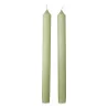 Une paire de bougies "Vert mousse" - Moinat - Accessoires de décoration