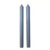 Une paire de bougies "Bleu parisien" - Moinat - Accessoires de décoration