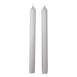A pair of \"Lavender\" candles