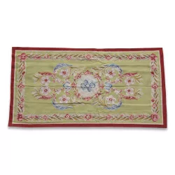 a hand-woven Aubusson design 1 rug