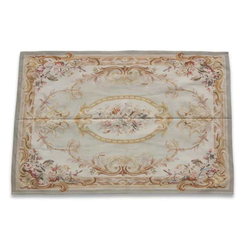 Ein handgewebter Teppich im Aubusson-Design 156 - Moinat - Teppiche