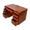 Un bureau "Starbay" en bois de rose - Moinat - Bureaux plats