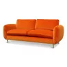 A \"Wave By Moinat\" sofa covered in velvet - Moinat - Sofas