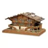 A model of a wooden Swiss chalet - Moinat - Decorating accessories