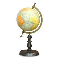 A small terrestrial globe \"Joseph Forest in Paris\"