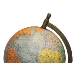 A small terrestrial globe \"Joseph Forest in Paris\"