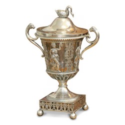 Un drageoir en argent massif d’époque Empire