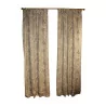 A pair of linen curtains - Moinat - Living of lights