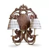Carved wall sconce by Brienz from the early 20th century. - Moinat - Wall lights, Sconces