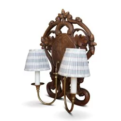 Carved wall sconce by Brienz from the early 20th century.