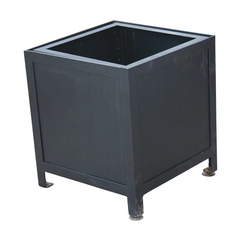 Lemon tree container or planter in metal with black finish … - Moinat - Exterior planters