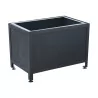 Lemon tree container or planter in metal with black finish … - Moinat - Exterior planters
