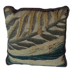 old tapestry cushion.