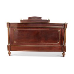 A Napoleon III mahogany bed. To be restored