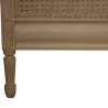 cane headboard in white painted wood with antique finish. - Moinat - Headboards