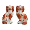 A pair of staffordshire \"Pagnol\" dogs - Moinat - Decorating accessories