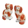 A pair of staffordshire \"Pagnol\" dogs - Moinat - Decorating accessories