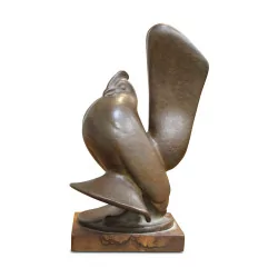 Un bronze "Poule" de Lindal