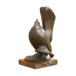 Un bronze "Poule" de Lindal