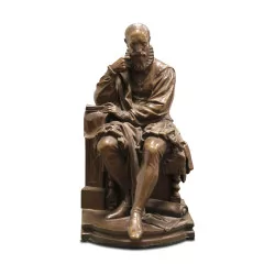 Eine Bronze „Ambroise Paré“, signiert von Ferdinand Barbedienne